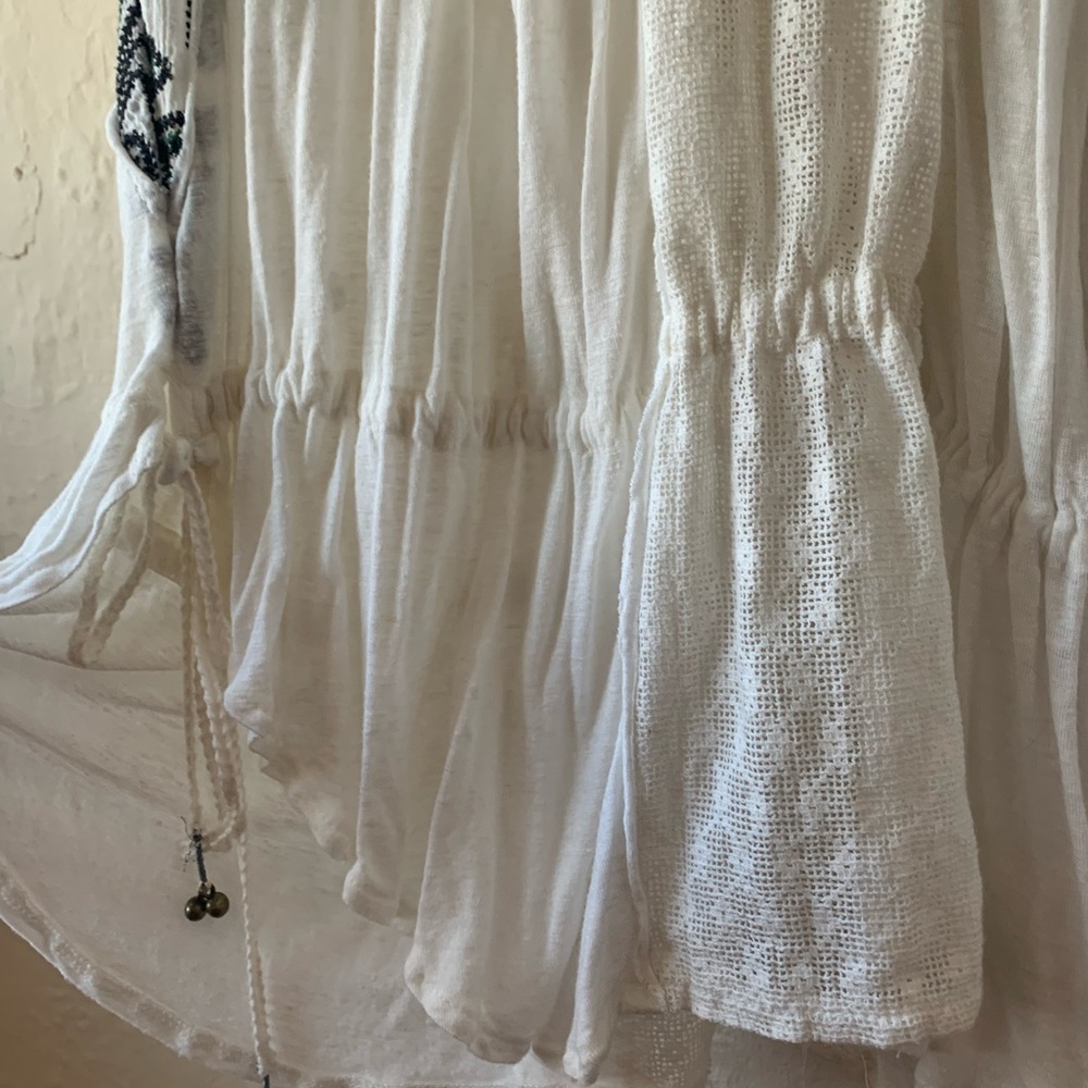 Free People Cotton Embroidered Tunic Top - Picture 8 of 13